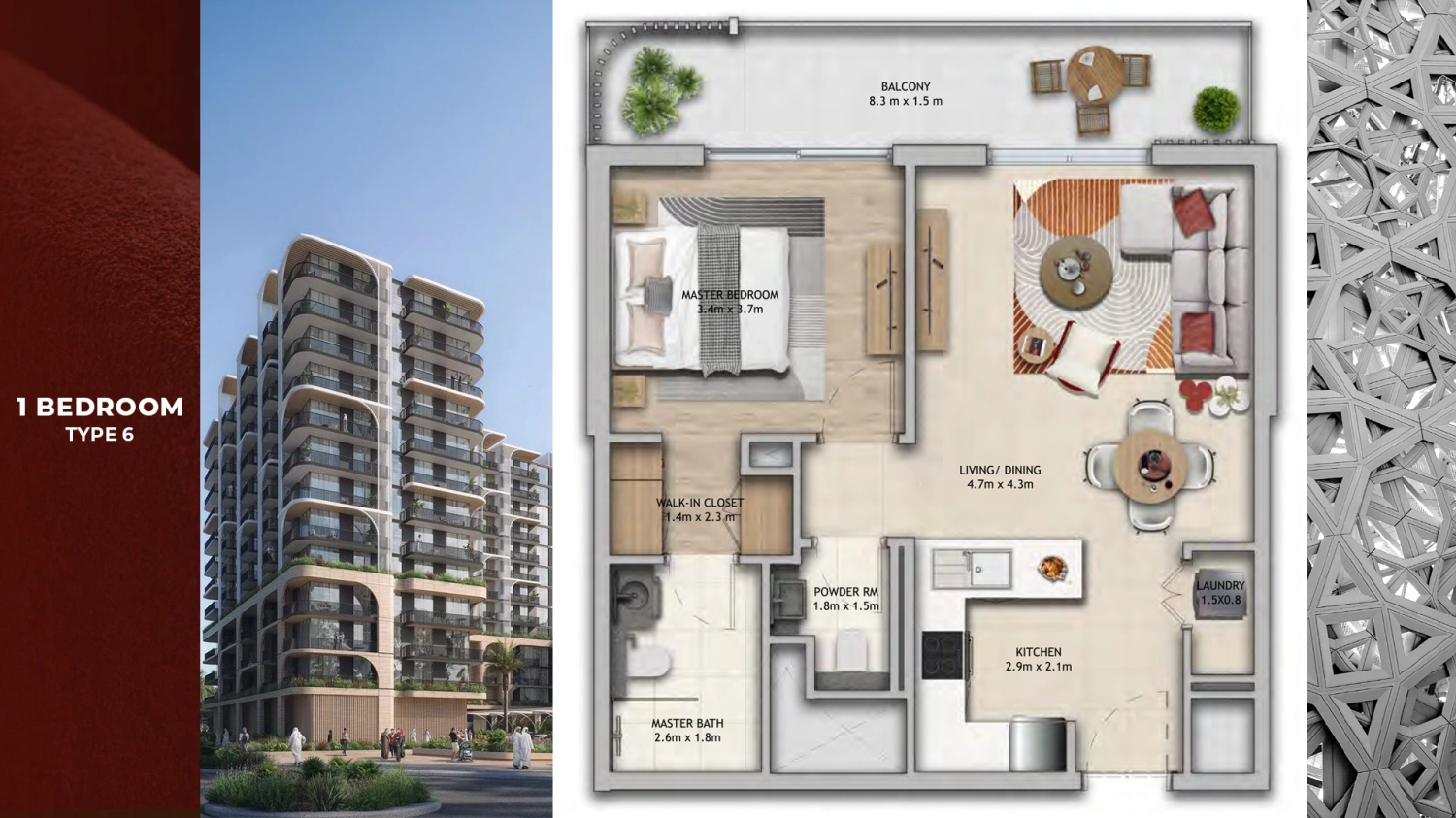 1 BR - Type A
